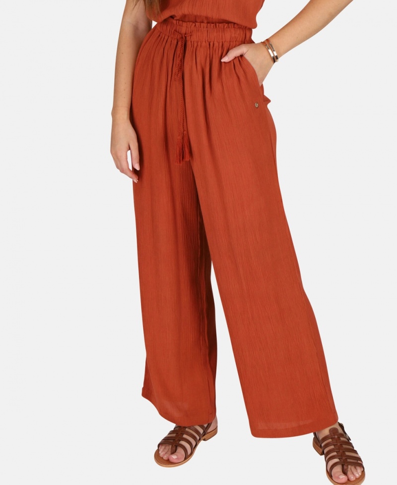 Pantalon Les Tropeziennes MURI Fluid Terracota Femme|PEWO-25809378